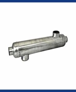 سوپر مبدل حرارتی پوسته و لوله استیل304 جوشی120فوت