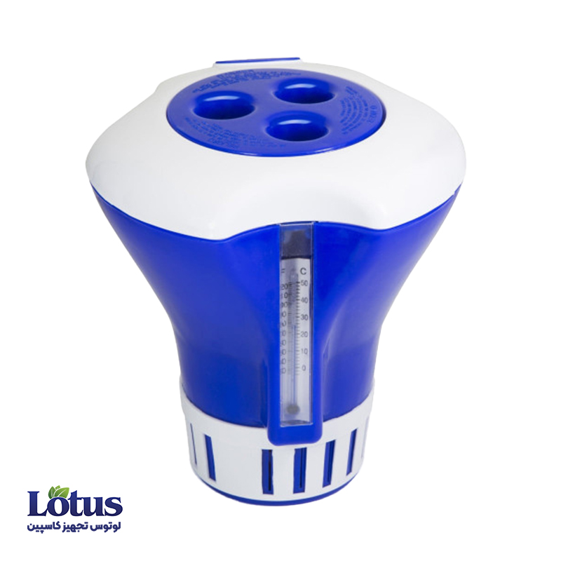 شناور قرص کلر استخر دماسنج دار 1 شناور-قرص-کلر-2---فروشگاه-لوتوس-پول---لوتوس-تجهیز-کاسپین