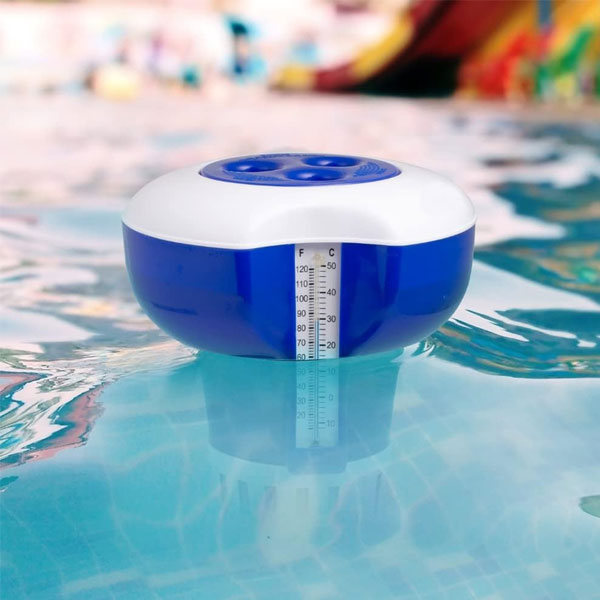 شناور قرص کلر استخر دماسنج دار