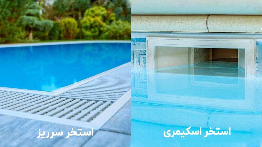 اسکیمر استخر چیست؟ قیمت، خرید و نصب؟ 3 تفاوت استخر اسکیمری و سرریز3 1 — فروشگاه لوتوس پول 3